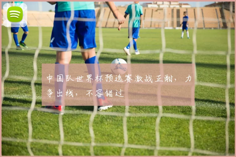 中国队世界杯预选赛激战正酣，力争出线，不容错过
